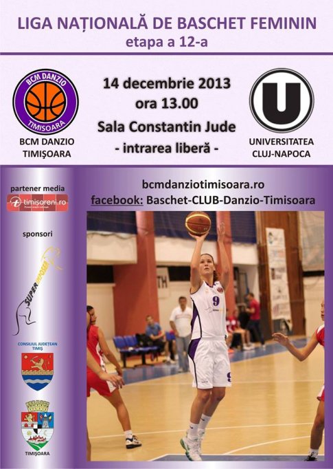 BCM Danzio Timisoara - Universitatea Cluj Napoca