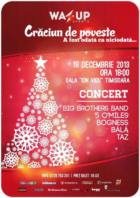 Concert Big Brothers Band, 5 O’miles, Taz, Bogness si Bala