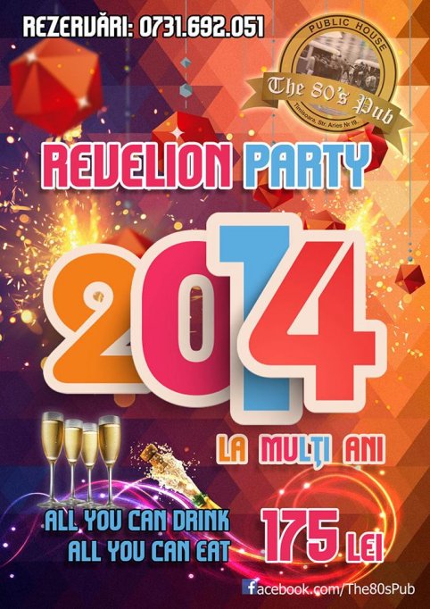 Revelion 2014 in The 80's Pub