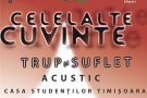 Concert Celelalte Cuvinte – "Trup si Suflet" – la Timisoara