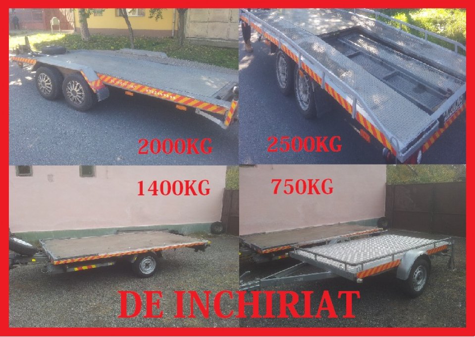 Inchirieri platforme 2000 kg - 2500 kg in Timisoara