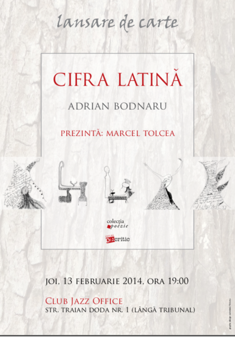 Lansarea volumului "Cifra latina" de Adrian Bodnaru