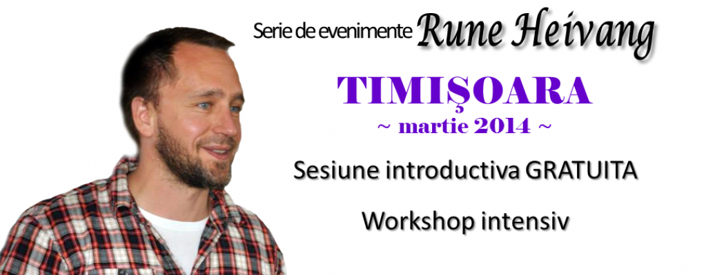 Rune Heivang in martie la Timisoara
