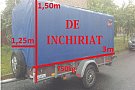 Inchiriez remorca 750kg de 3 m lungime
