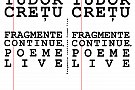 Lansare volum de poezii: Fragmente Continue. Poeme Live