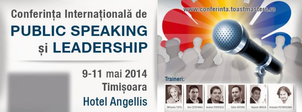 Conferinta Nationala de Public Speaking si Leadership - editia a 4-a