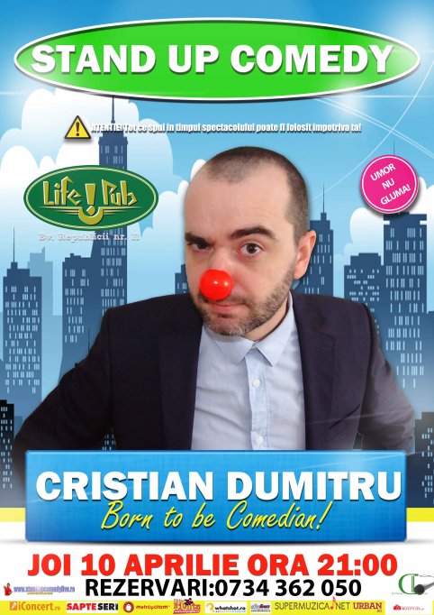 Stand-Up Comedy Timisoara Joi 10 Aprilie