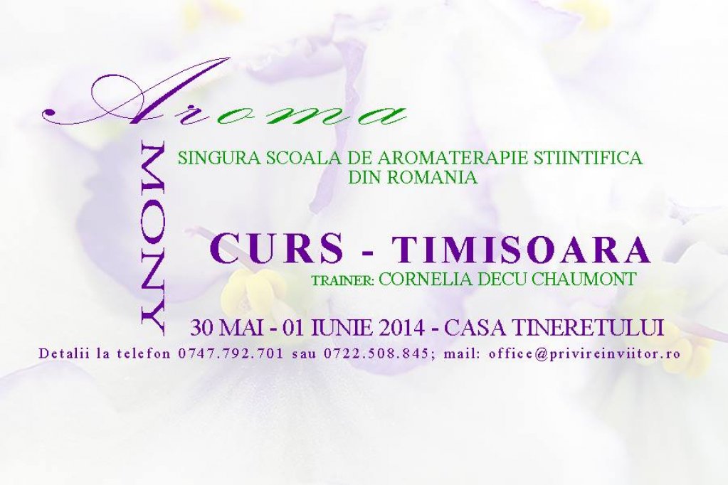 Curs de Aromaterapie Stiintifica