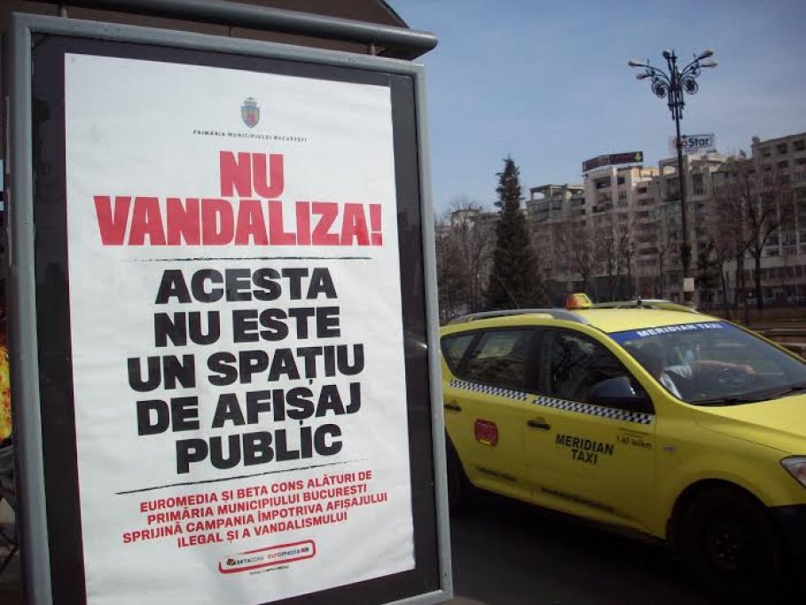 "Nu vandaliza..."
