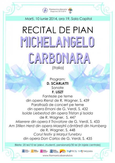 Recital de pian Michelangelo Carbonara
