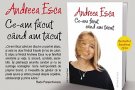 Lansare de carte: „Ce-am făcut cand am tacut" de Andreea Esca