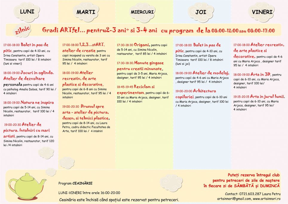 Ateliere Arta in nori