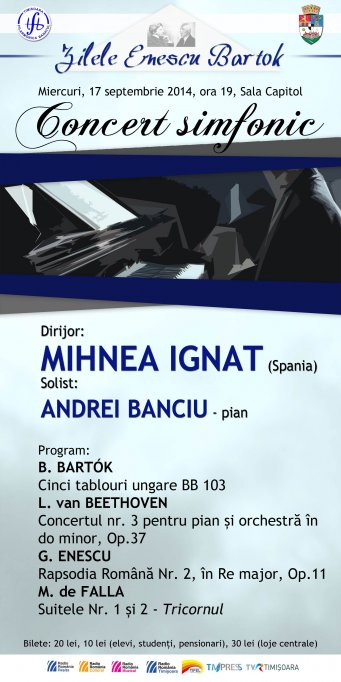 Concert simfonic @ Zilele muzicale Enescu-Bartok