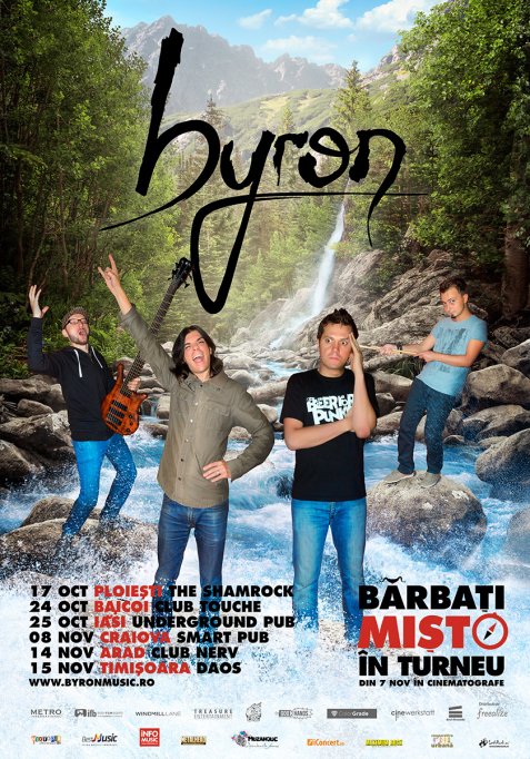 Byron in turneu cu filmul "Barbati misto"