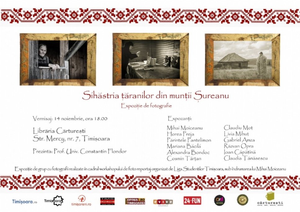 Expozitie de fotografie: Sihastria taranilor din Muntii Sureanu