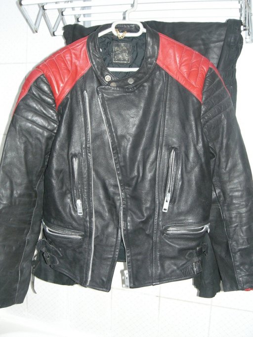 Geaca moto piele echipament moto pantaloni