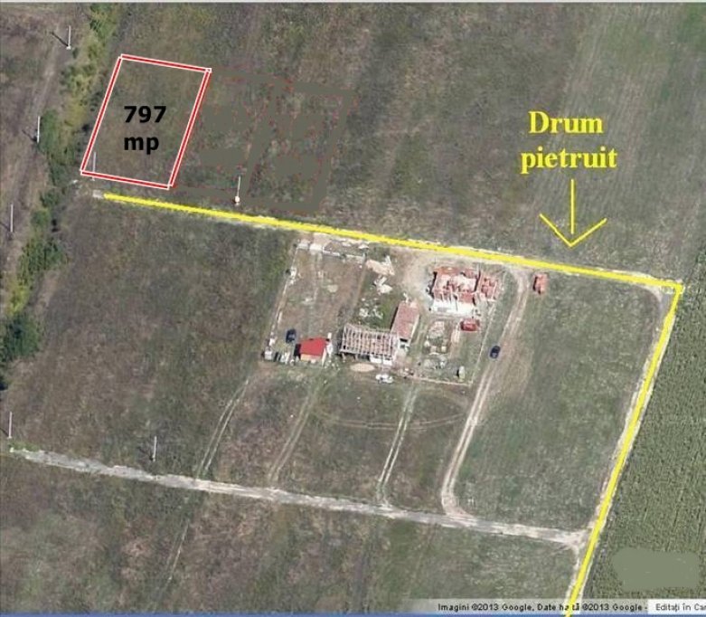 Vant teren intravilan 797 mp Mosnita Veche