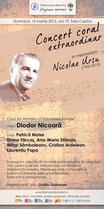 Concert coral in memoriam Nicolae Ursu