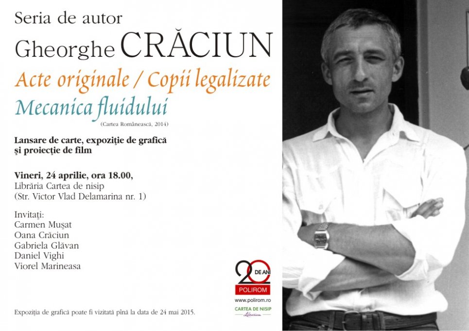 Lansarea Seriei de autor Gheorghe Craciun la Timisoara