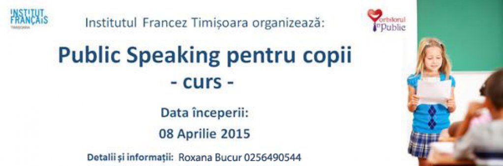 Curs de Public Speaking pentru copii