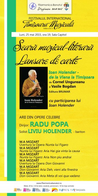 Lansare de carte - Ioan Holender
