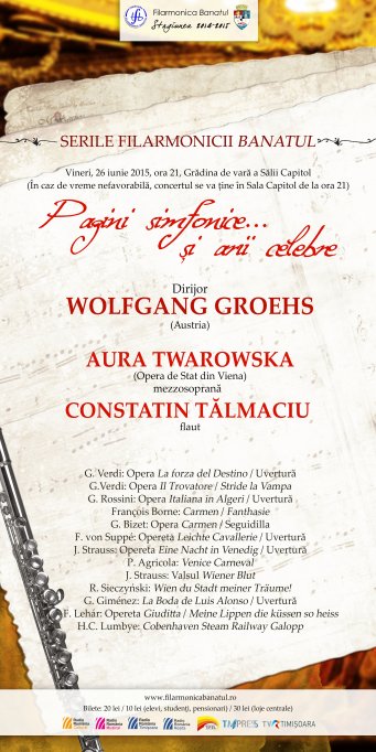 Pagini simfonice si arii celebre