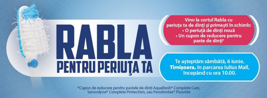 Caravana "Rabla pentru Periuta Ta" in Timisoara