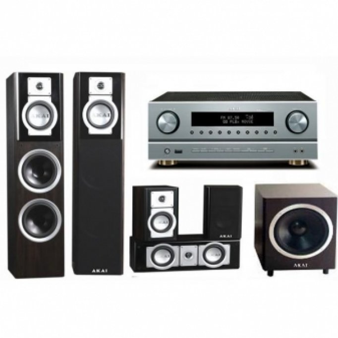 Vand Sistem audio 5+1 si receiver Akai - 400 W RMS