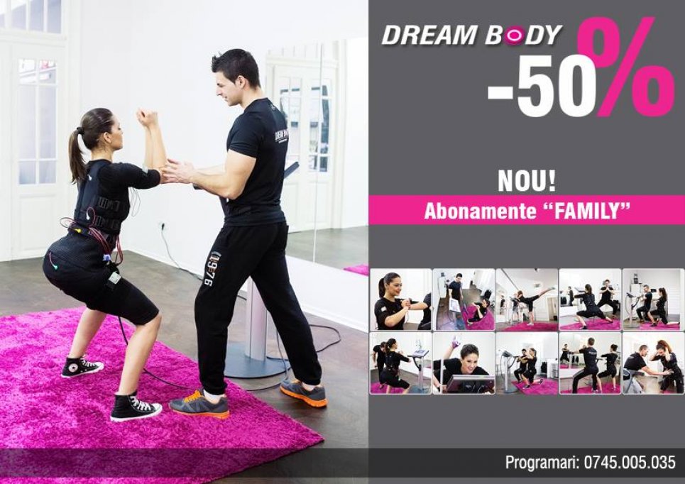 Promotia lunii la antrenamentele XBody - Abonamente "Family"