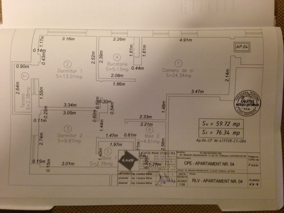 Apartament 3 camere lux Elisabetin - proprietar