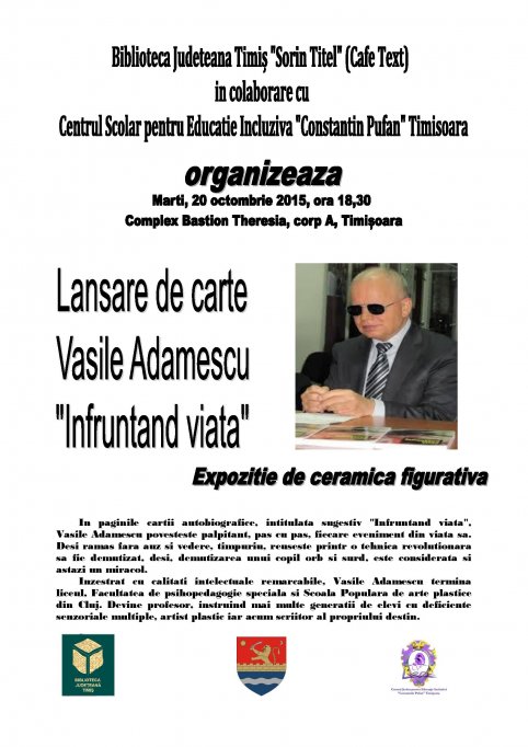 Lansare de carte "Infruntand viata"