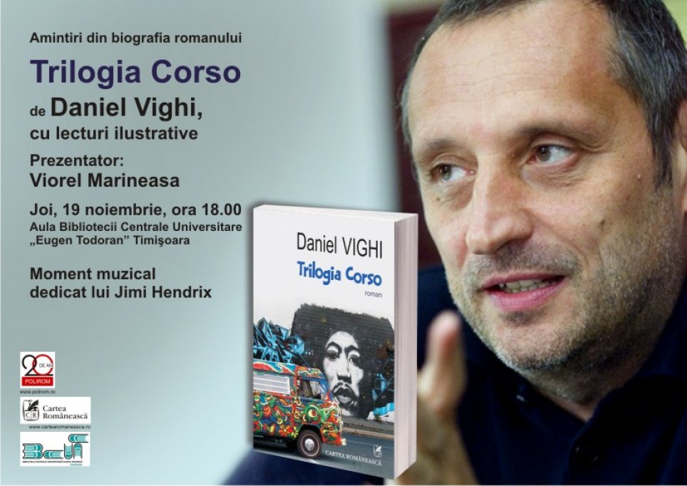 Amintiri din biografia romanului Trilogia Corso cu Daniel Vighi