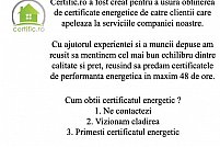 Cum ajuta sa ai un certificat energetic in Timisoara