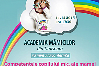 Conferinta “Competențele copilului mic, ale mamei și dezvoltarea atașamentului", sustinuta de dna psih. Laura Jacan