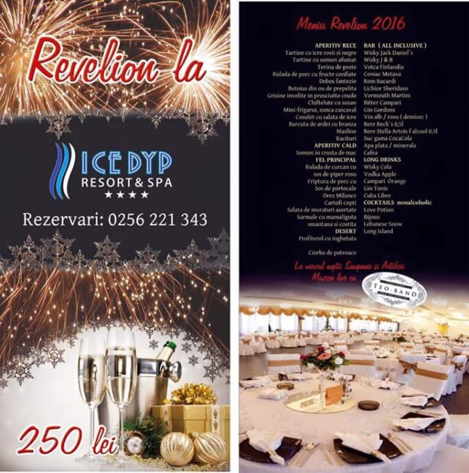 Revelion 2016 la Ice Dyp Resort & Spa