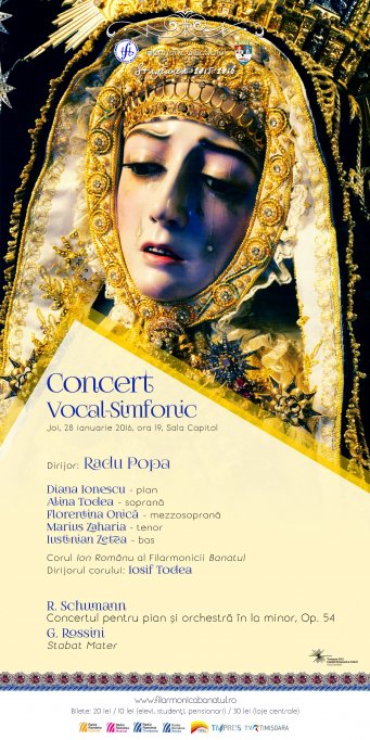 Concert vocal-simfonic maestrul Radu Popa