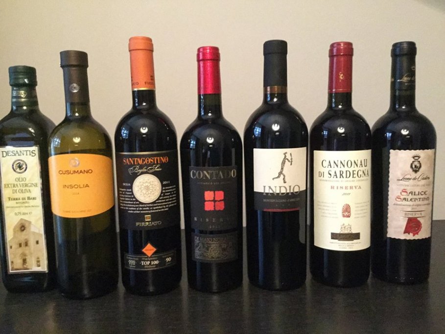 Degustare de vinuri "Vini del Sud Italia"