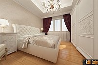 Design interior pentru dormitor clasic la vila
