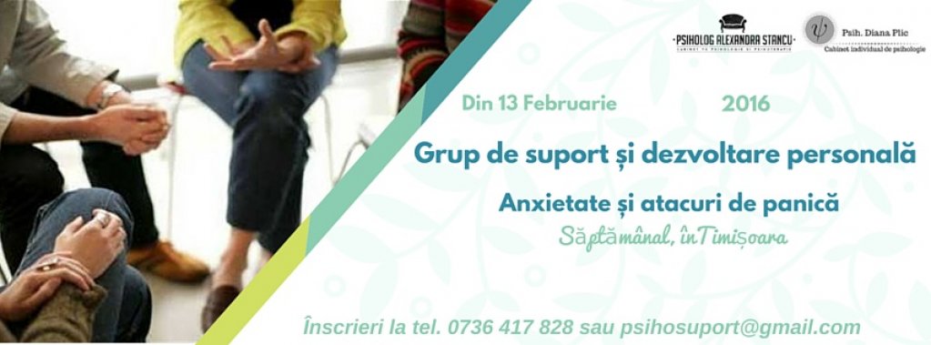 Grup de suport si psihoterapie pentru adulti