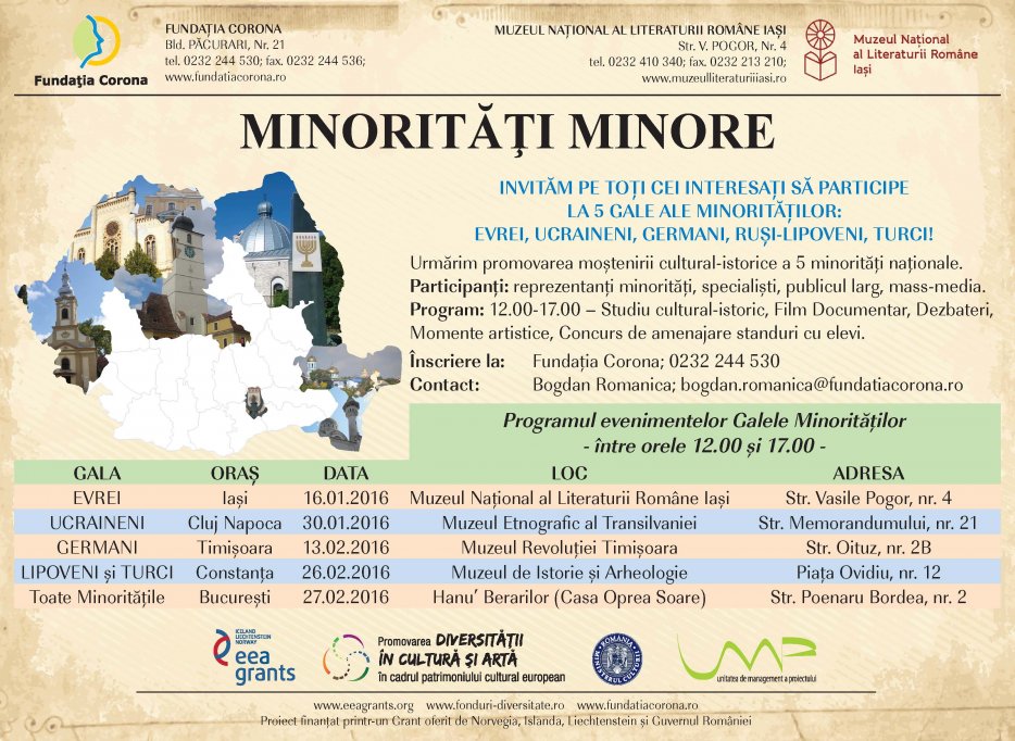 Invitatie Gala minoritatilor, Timisoara