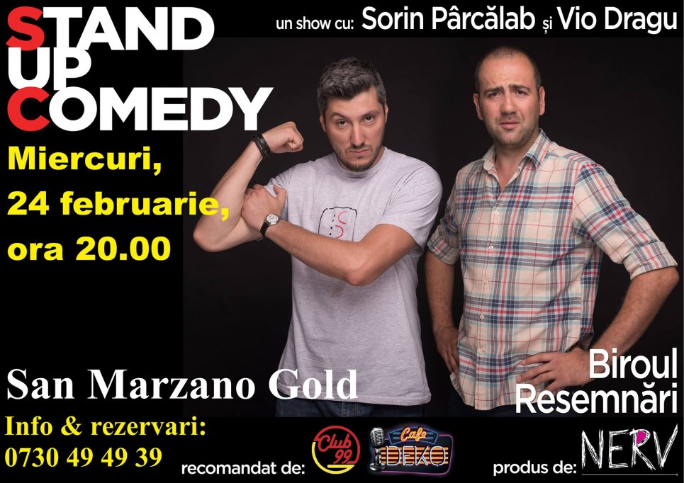 Stand Up Comedy cu Sorin Parcalab si Vio Dragu