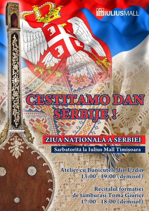 Ziua Serbiei, sarbatorita la Iulius Mall