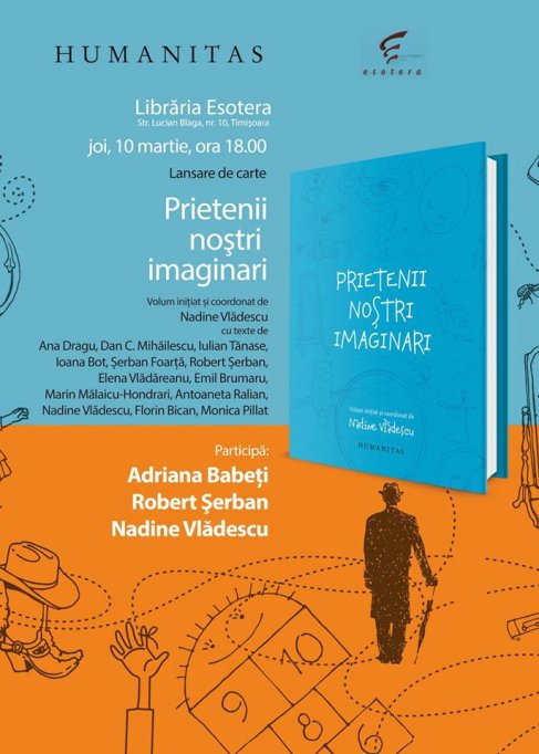 Despre „Prietenii imaginari“ cu Adriana Babeţi, Robert Şerban şi Nadine Vlădescu