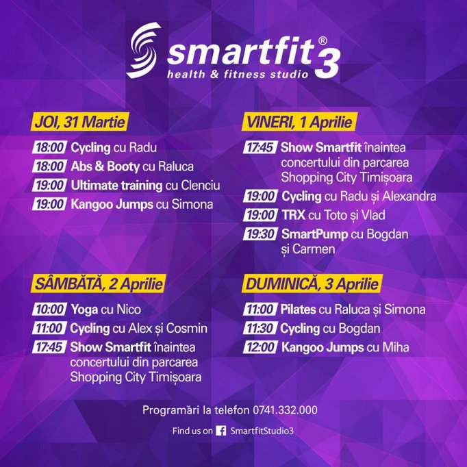Fii primul la SmartFit3!