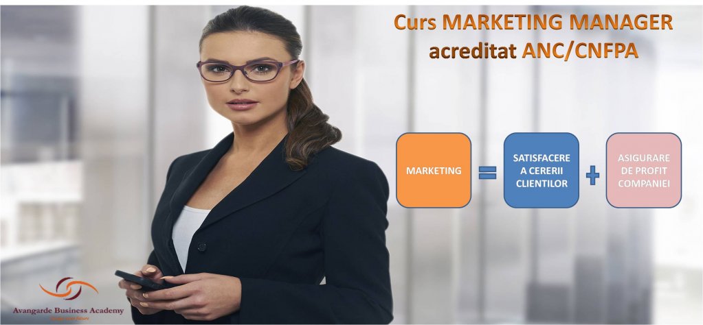 Curs Marketing Manager in Timisoara - acreditat ANC