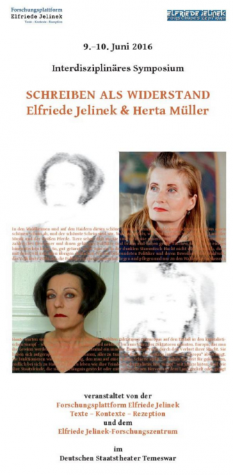 Simpozionul Elfriede Jelinek & Herta Müller