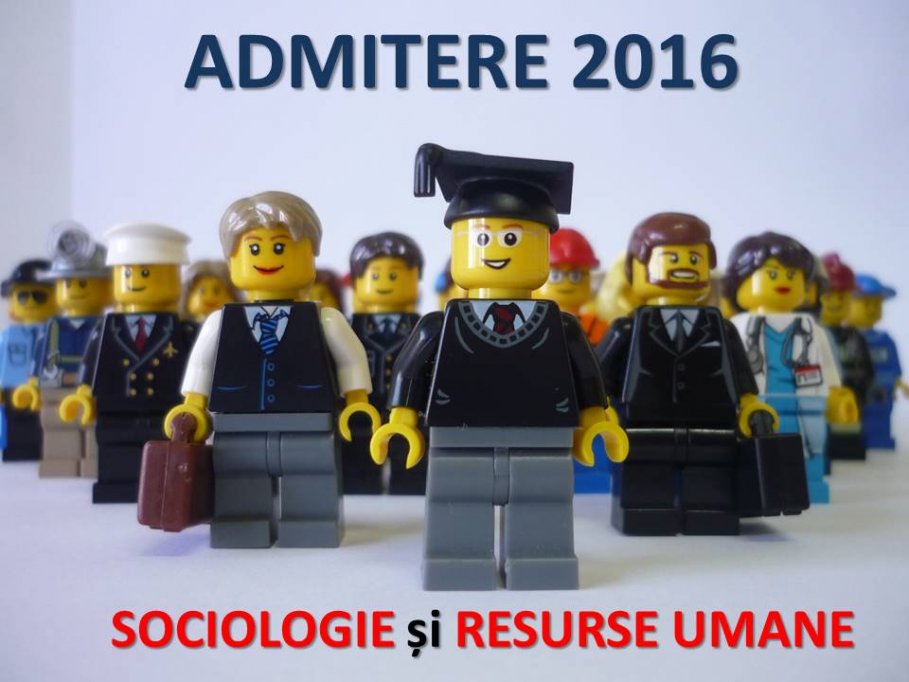 Admitere 2016: Sociologie si Resurse Umane