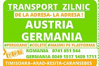 Transport rapid, persoane,colete, Austria-Germania. Zilnic