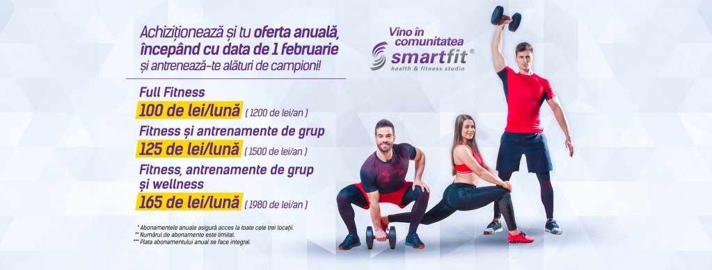 Oferta lunii februarie la SmartFit