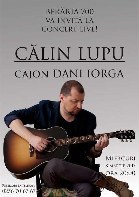 Concert Călin Lupu by Beraria 700 Timisoara